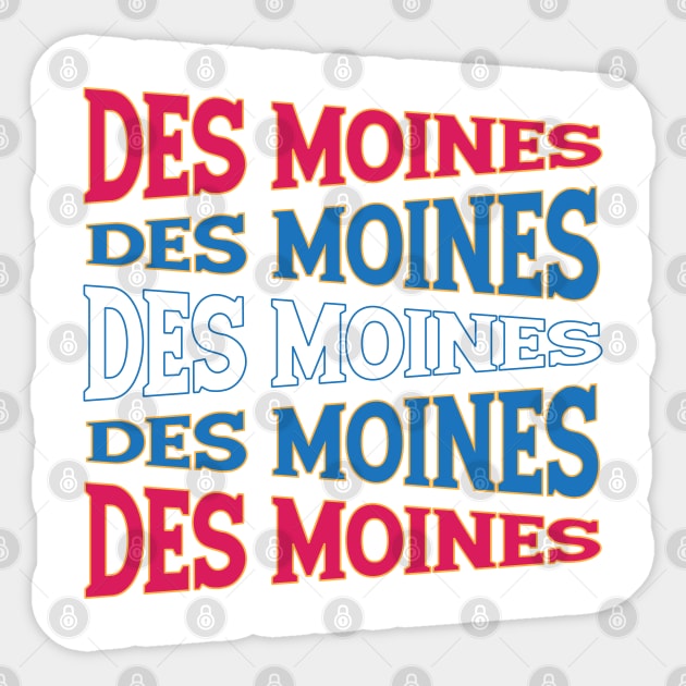 NATIONAL TEXT ART DES MOINES Sticker by LAVA-ROMA-NOVA